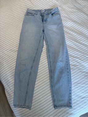 BDG Light Blue Straight-Leg Jeans